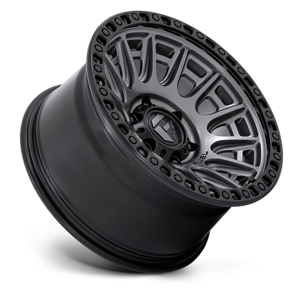 Fuel Cycle 17x9" 4.5BS Matte Gunmetal w/ Black Ring - Jeep JK, JL & JT - 2