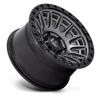 Fuel Cycle 17x9" 4.5BS Matte Gunmetal w/ Black Ring - Jeep JK, JL & JT