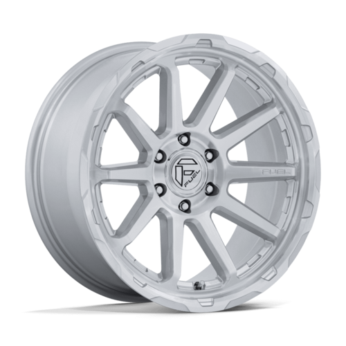 Fuel Circuit 17x9" 4.5BS Gloss Silver w/ Machined Face - Jeep JK, JL & JT