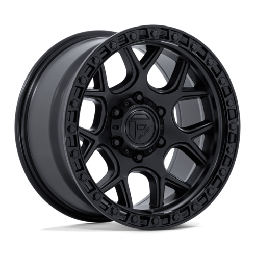 Fuel Puma 17x9" 4.5BS Matte Black w/ Gloss Black Lip - Jeep JK, JL & JT