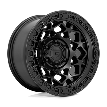 Fuel Unit 17x9" 5.0BS Matte Black w/ Matte Black Ring - Jeep JK, JL & JT