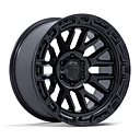 Fuel Rail 17x9" 5.0BS Matte Black w/ Gloss Black Lip - Jeep JK, JL & JT