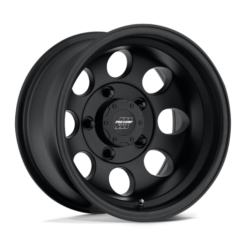 Pro Comp Vintage 15x8" 3.75BS Flat Black - Jeep TJ, XJ & YJ