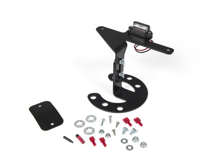 JKS Spare Tire License Plate Mount - Jeep JK, JKU, JL & JLU - 2