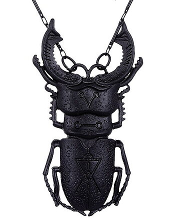 Black Beetle - Necklace