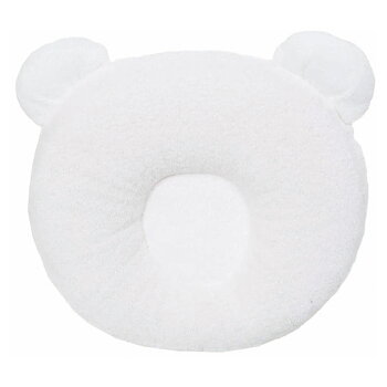 Candide Panda babykudde vit