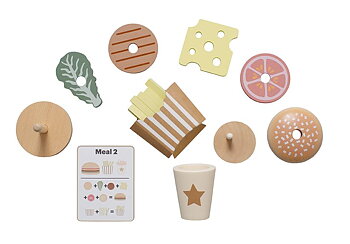 Jabadabado stapelbar hamburgare