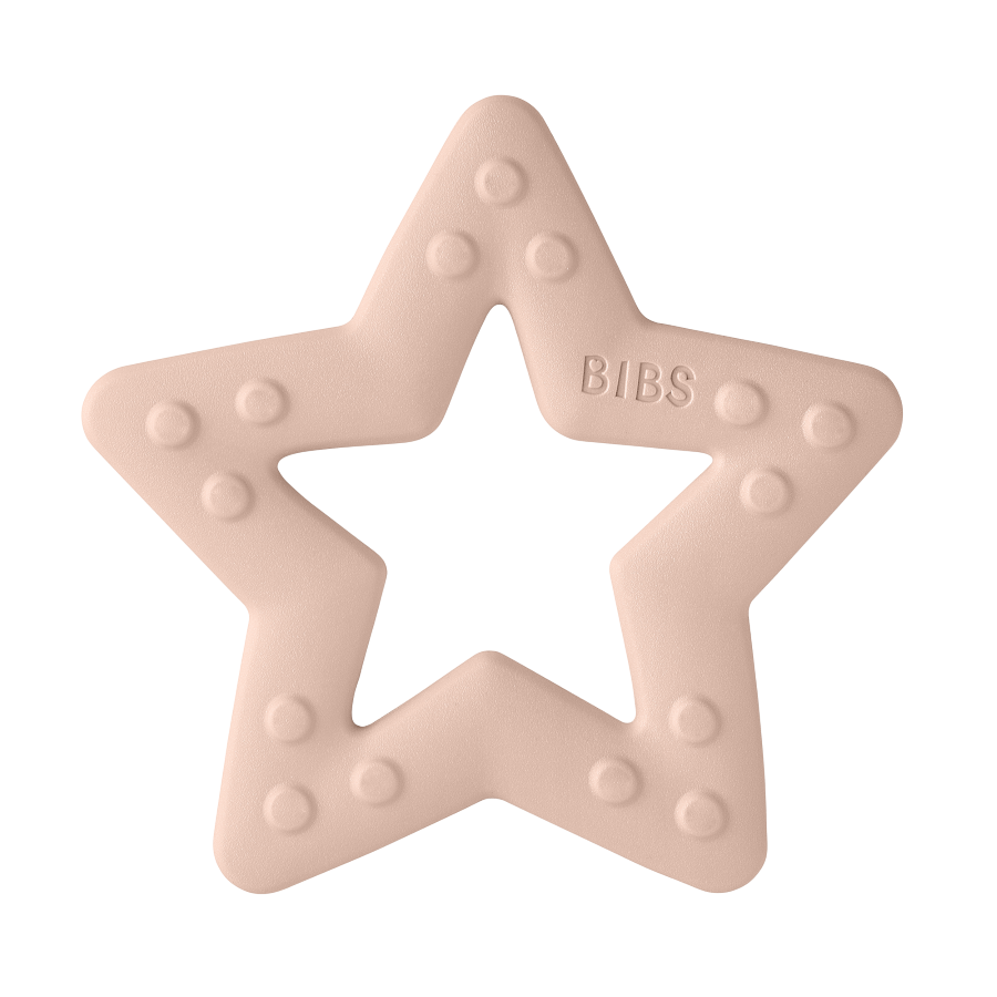 BIBS Baby Bitie Bitring Star Blush