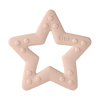 BIBS Baby Bitie Bitring Star Blush