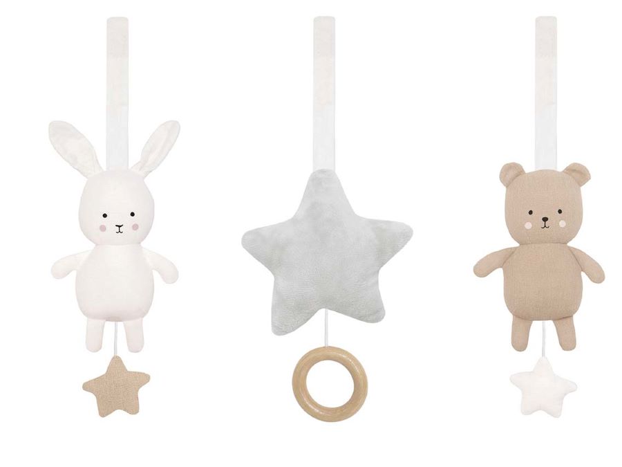 Jabadabado Babygymfigurer Teddy & Bunny
