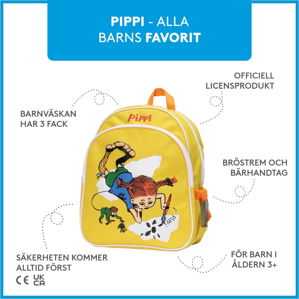 PIPPI Ryggsäck gul - 5