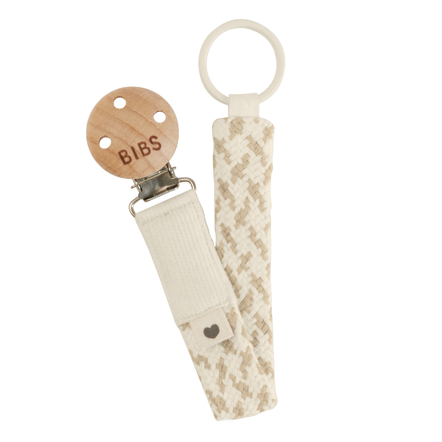 BIBS Napphållare Pacifier clip  Ivory/Vanilla
