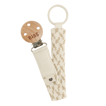 BIBS Napphållare Pacifier clip  Ivory/Vanilla
