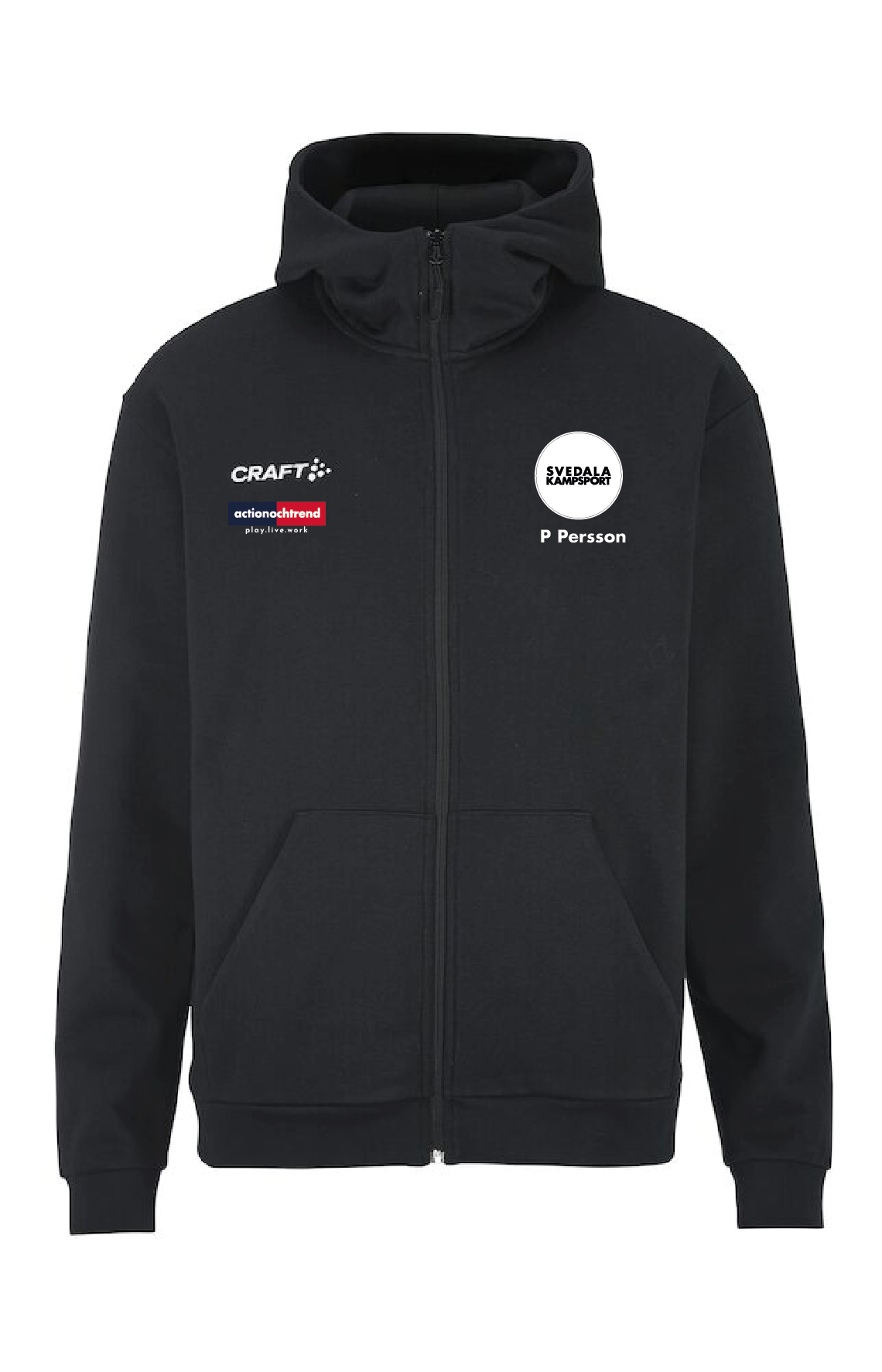 Craft Community 2.0 Logo FZ Hoodie Dam (Svedala Kampsport)