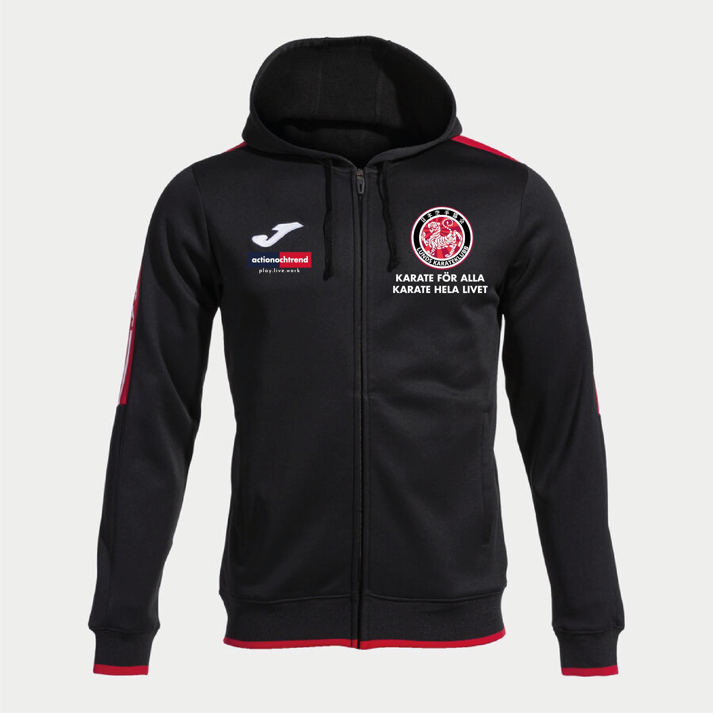 Joma Olimpiada Hoodie Full Zip Jr (Lunds Karateklubb)