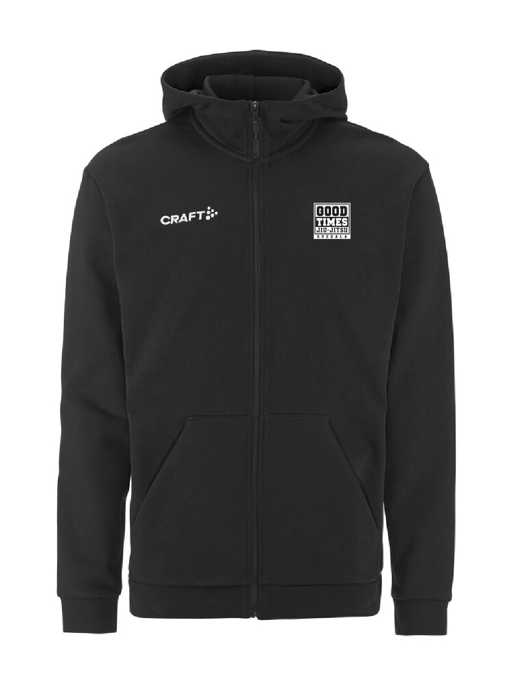 Craft Community 2.0 Logo FZ Hoodie Dam (Good Times Jiu-Jitsu) - 2