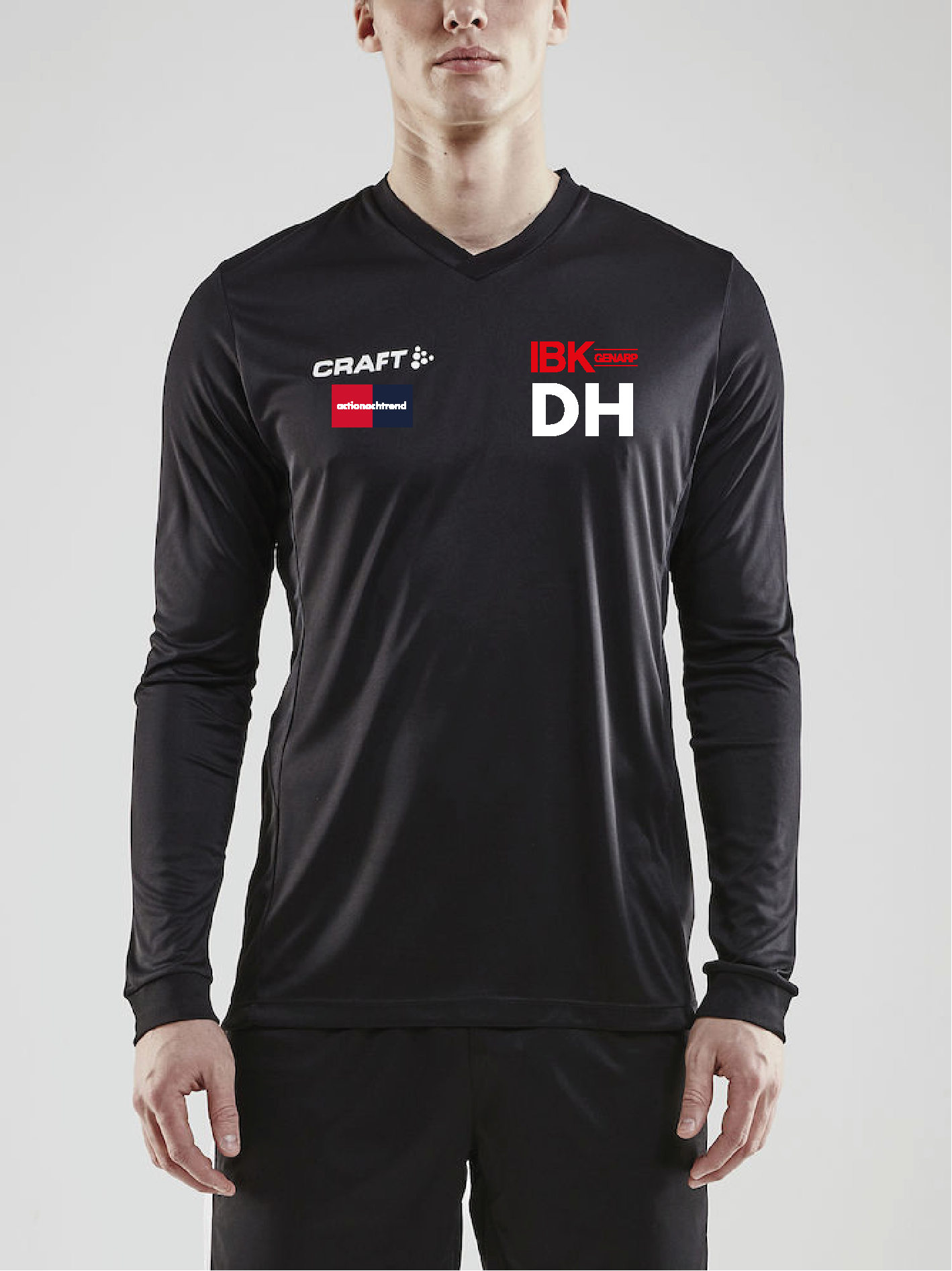 Craft Squad Jersey Solid LS Jr (Uppvärmningströja IBK Genarp)