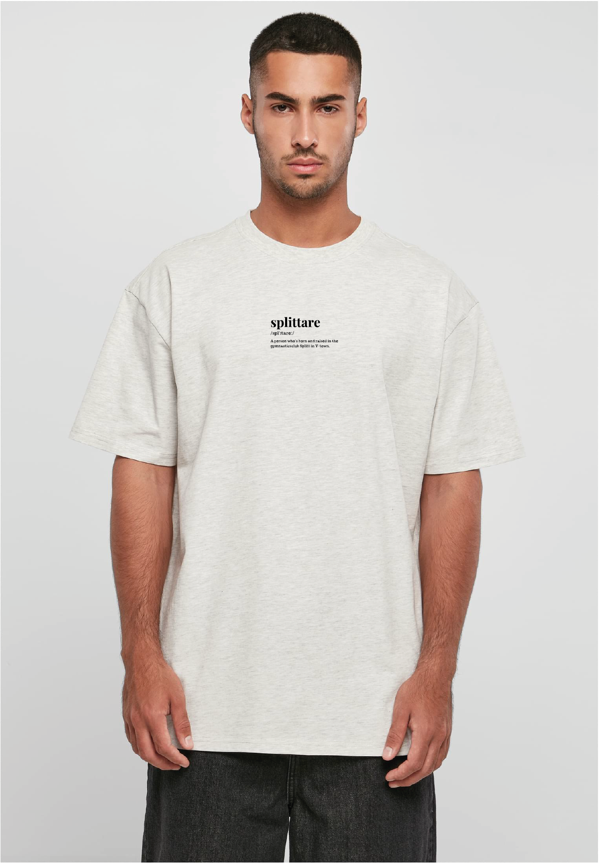 Heavy Oversize Tee Vuxen BYB Splittare/Rörelseglädje (GK Splitt)