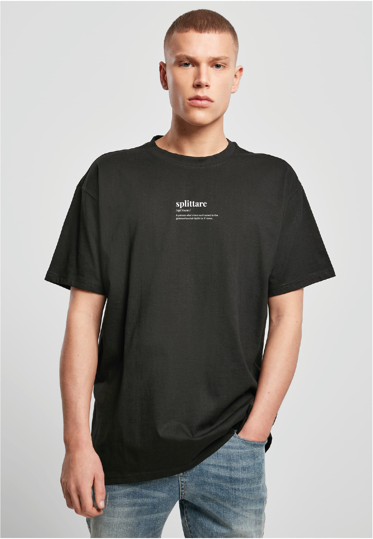 Heavy Oversize Tee Vuxen BYB Splittare/Rörelseglädje (GK Splitt) - 3