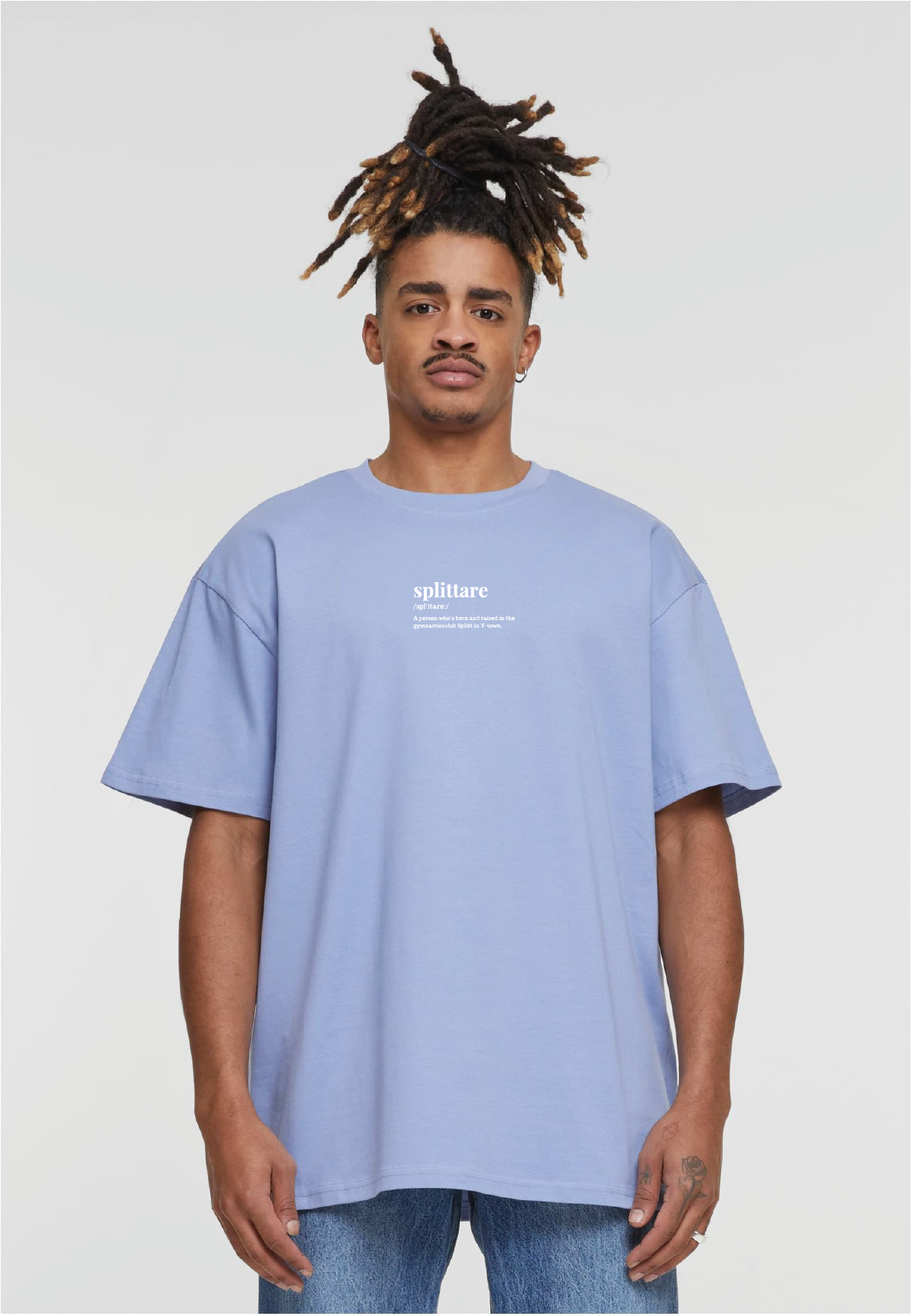 Heavy Oversize Tee Vuxen BYB Splittare/Rörelseglädje (GK Splitt) - 4