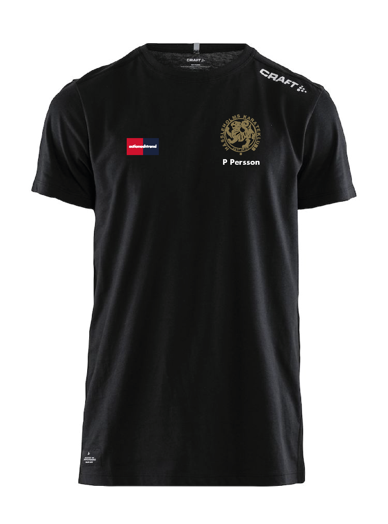 Craft Community Mix Ss Tee Jr Svart (Hassleholm Karate)