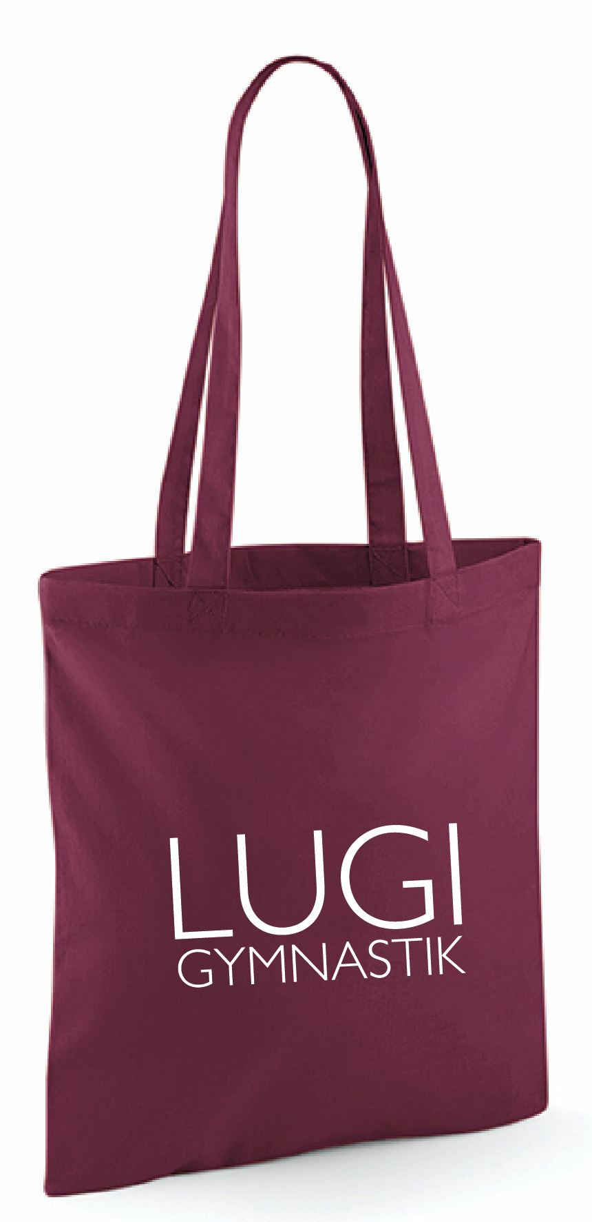 Bomullskasse Standard Vinröd (Lugi Gymnastik)
