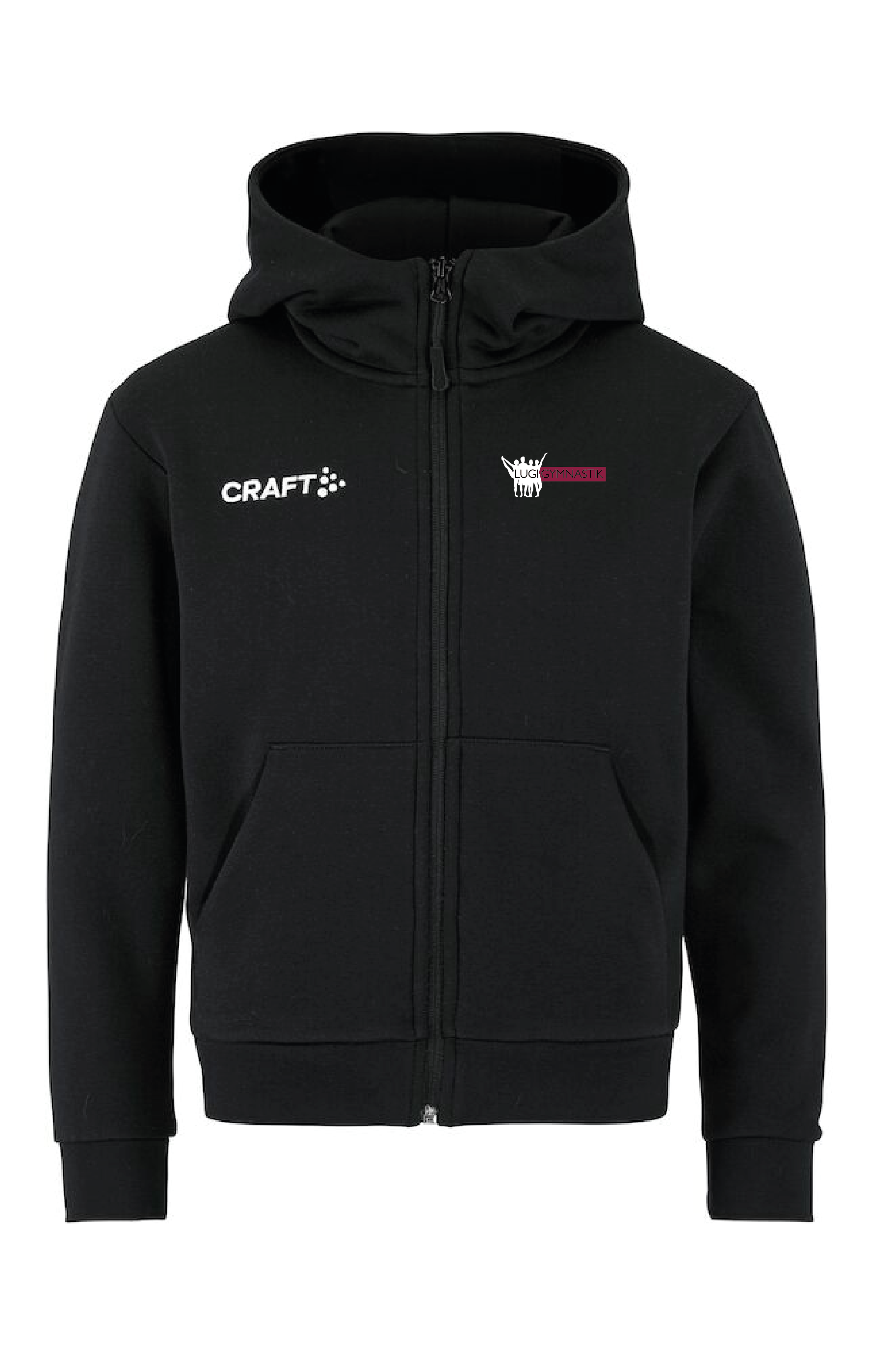 Craft Community 2.0 Logo FZ Hoodie Dam (Lugi Gymnastik)