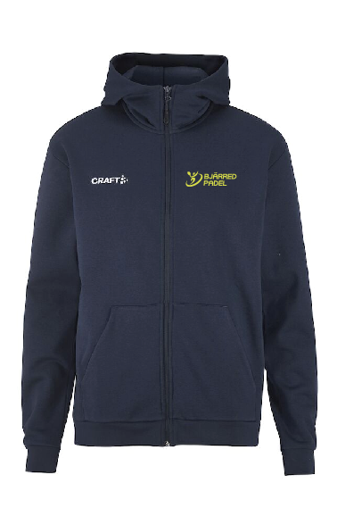 Craft Community 2.0 Logo FZ Hoodie Herr (Bjärred Padel)