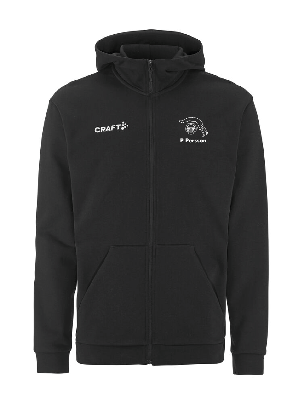 Craft Community 2.0 Logo FZ Hoodie Jr (Ostra Torp GF) - 2