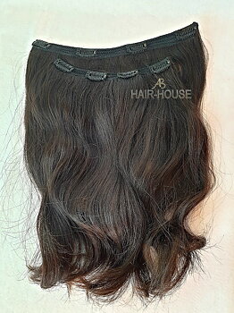 Clips on set Brasilian hair