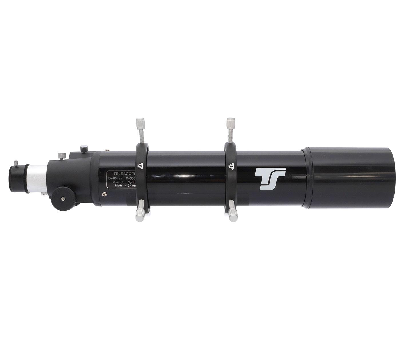 TS-OPTICS GUIDETELESKOP - 80/600 MED TUBRINGAR - 3