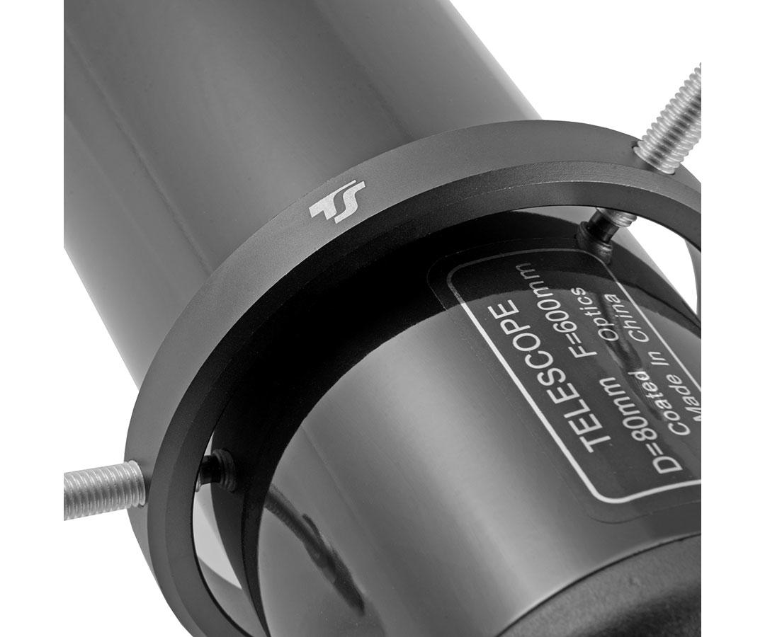 TS-OPTICS GUIDETELESKOP - 80/600 MED TUBRINGAR - 5