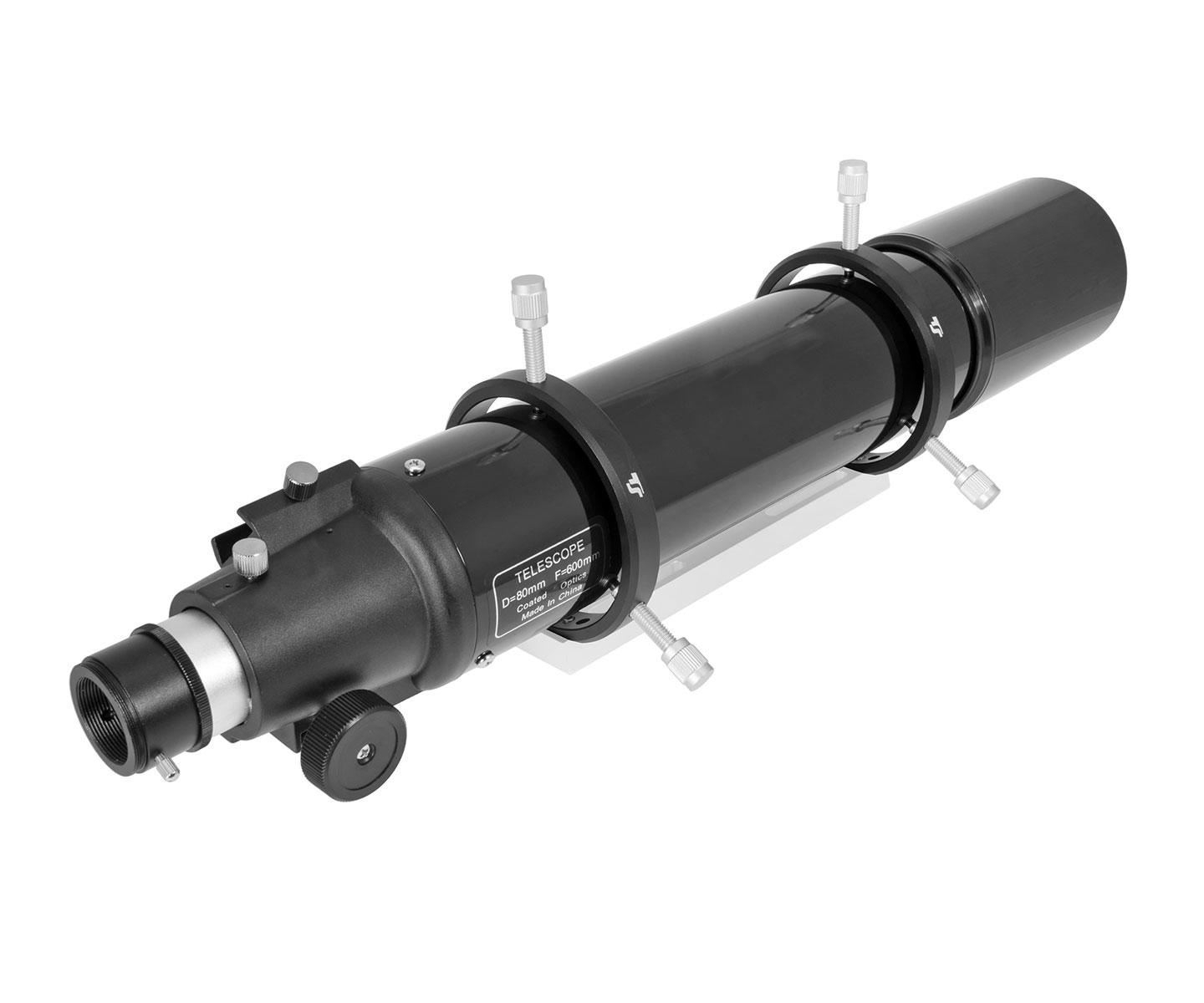 TS-OPTICS GUIDETELESKOP - 80/600 MED TUBRINGAR - 2