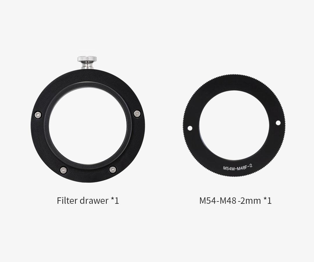 ZWO FILTERVÄXLARE FÖR 2" FILTER - M54 (NYA MODELLEN) - 11