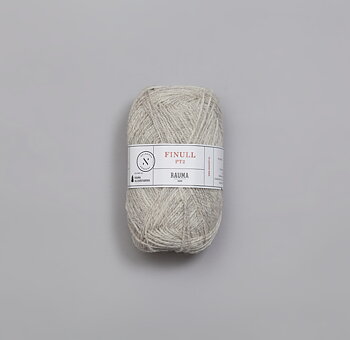 Finull Lys grå Melert