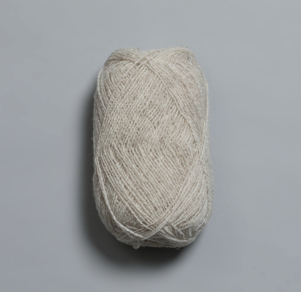 Lamull Lys Beige melert - 2