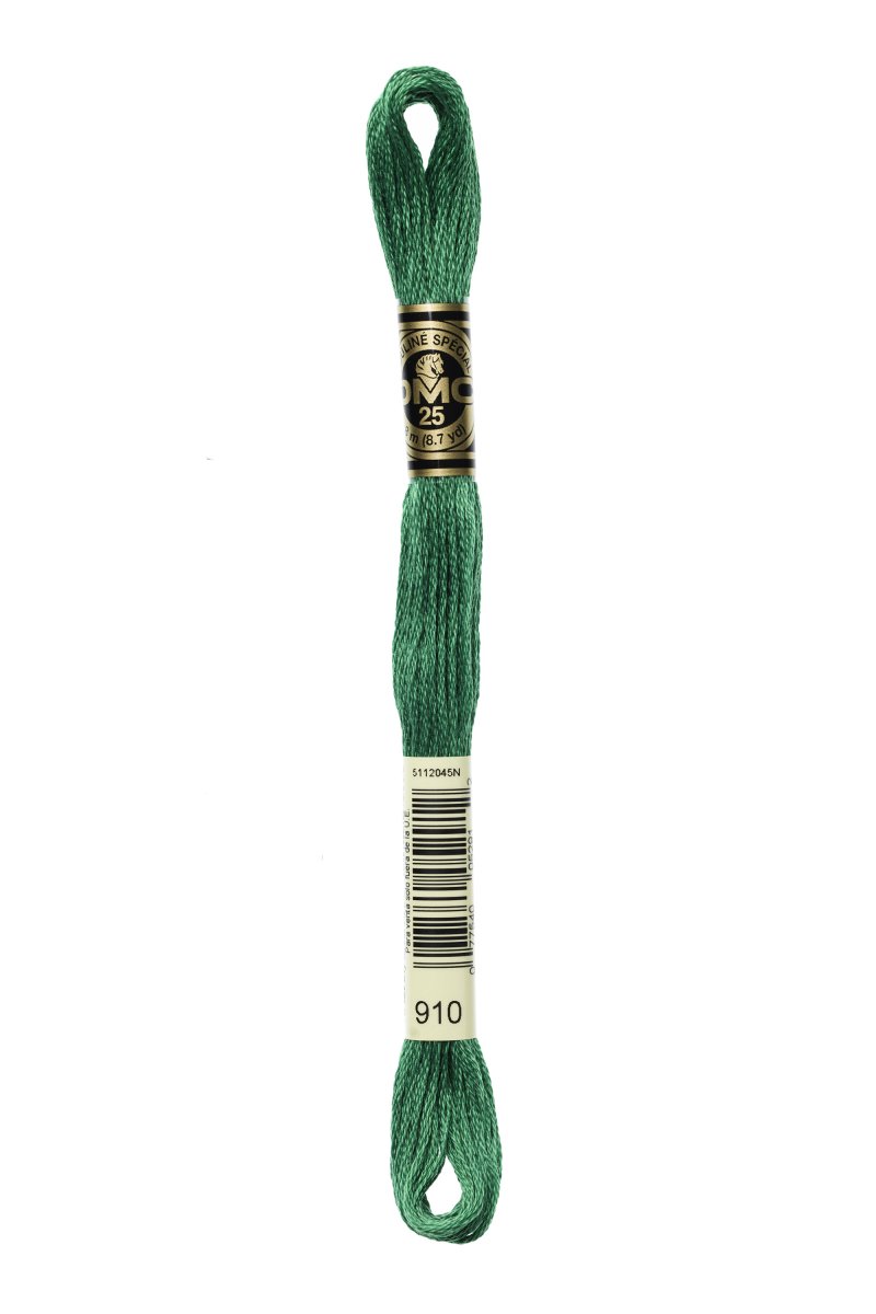DMC Mouliné art. 117, nr 910 Dark Emerald Green - 2