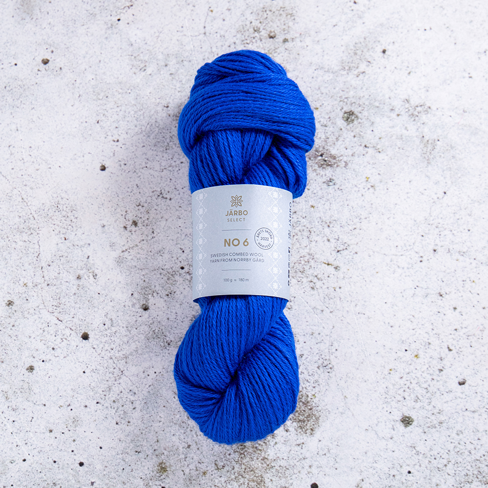 Järbo Select - No 6 - Swedish Combed Wool 100g blue blue feelings