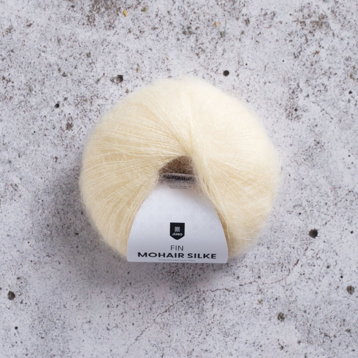 Fin Mohair Silke 25g Transparent Yellow
