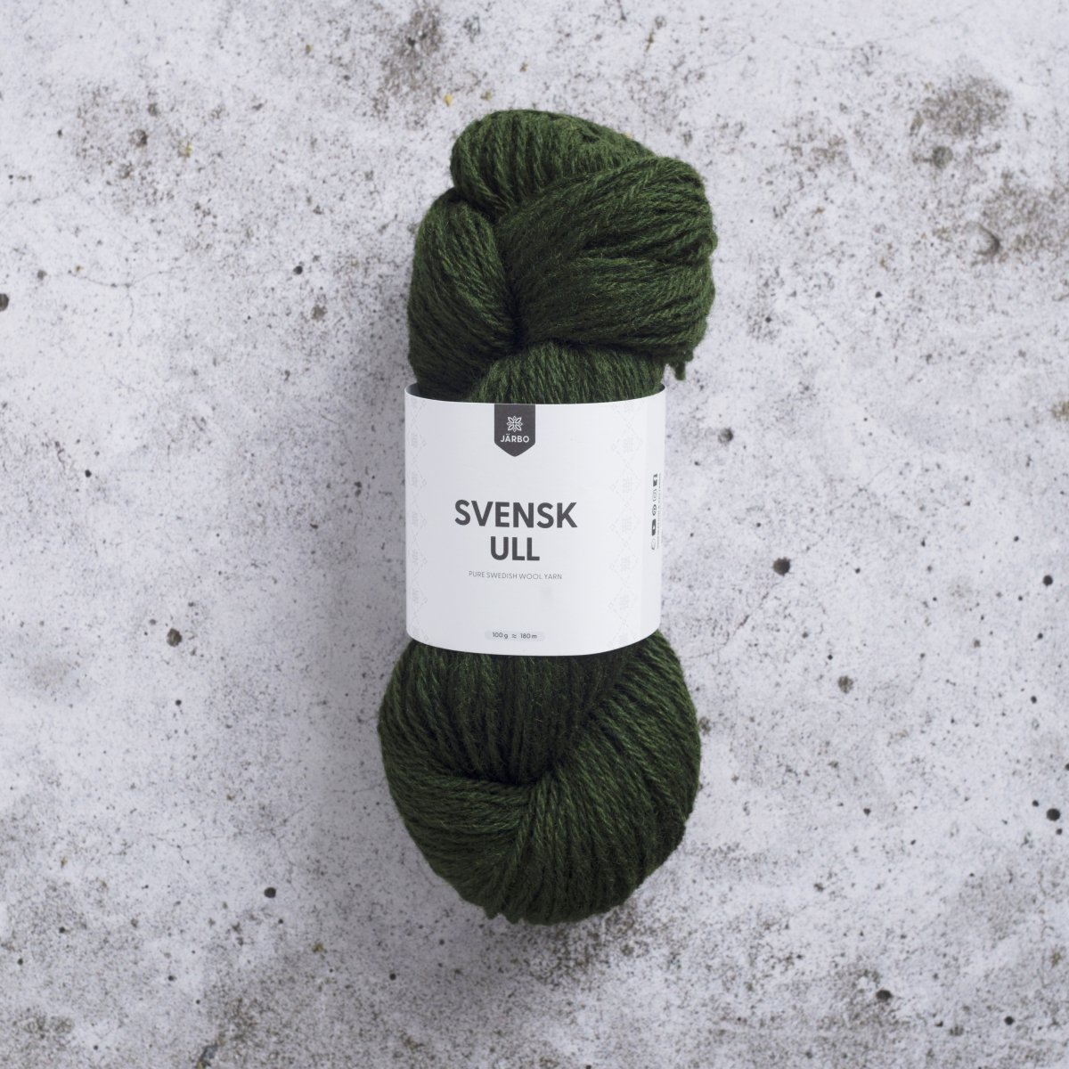 Svensk Ull 3 tr 100g Pine Tree Green