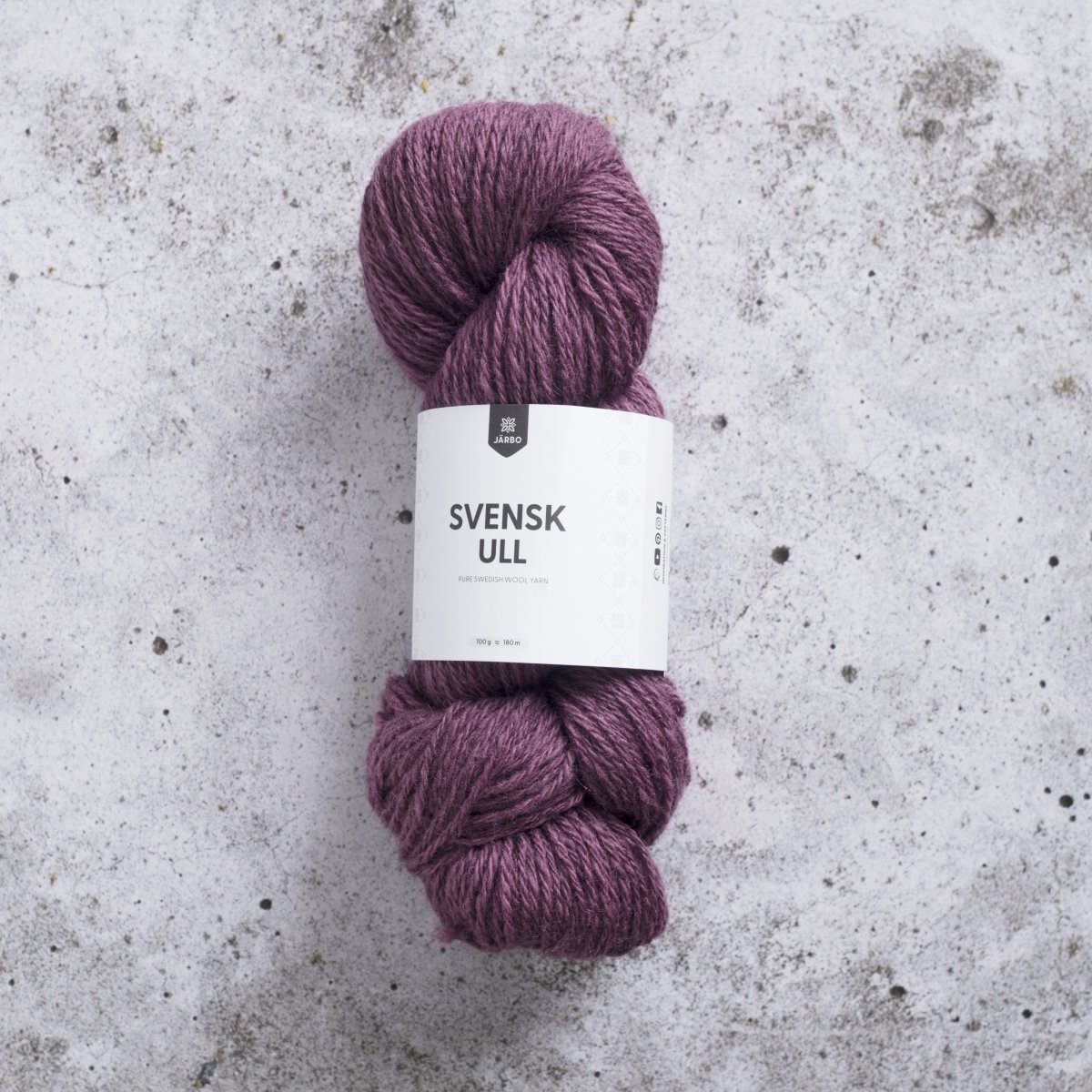 Svensk Ull 3 tr 100g Heather Field