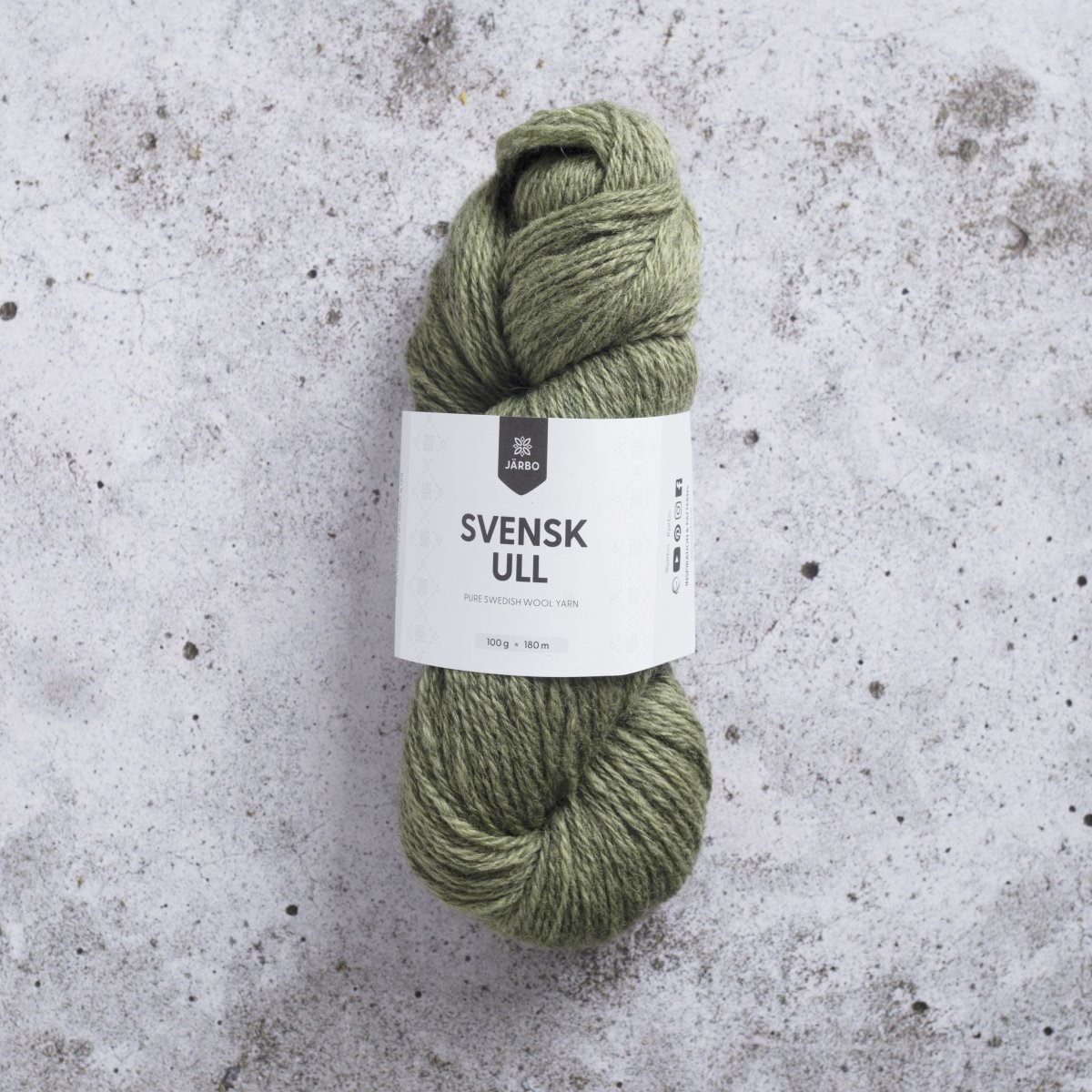 Svensk Ull 3 tr 100g Midsummer Green