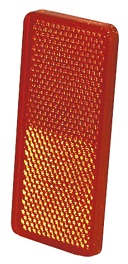 Reflex röd 90x40 självhäftande