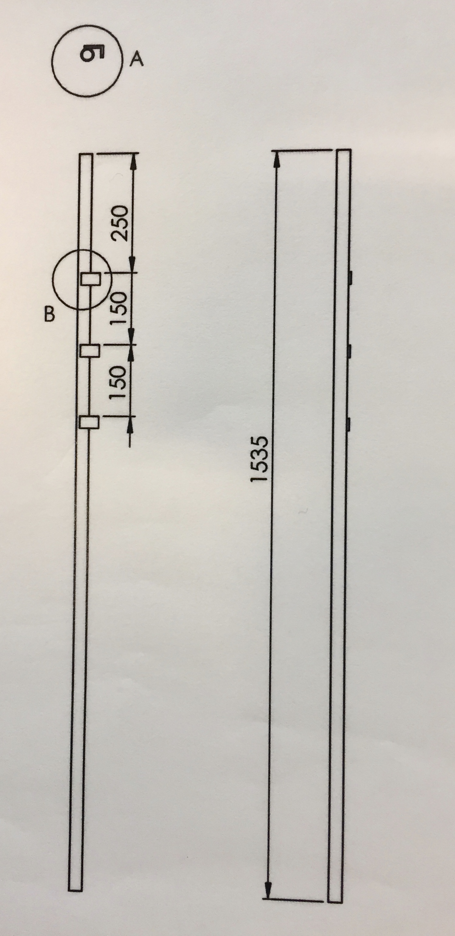 Bomrör för frambom Boj - 2