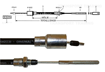 Bromsvajer Knott, Peitz, BPW hylsa 18mm