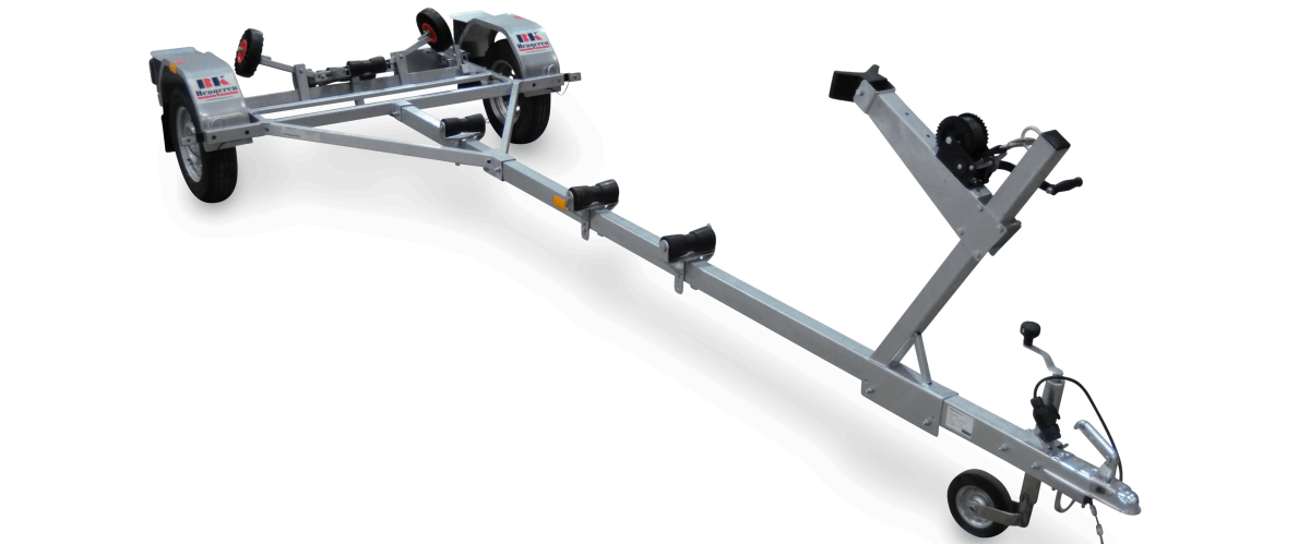 Båttrailer BK P0718T Aluminiumfälgar  - 2