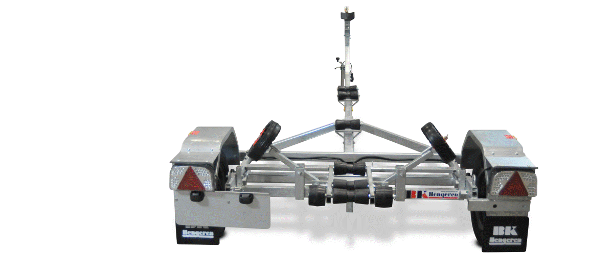 Båttrailer BK P0718T Aluminiumfälgar 