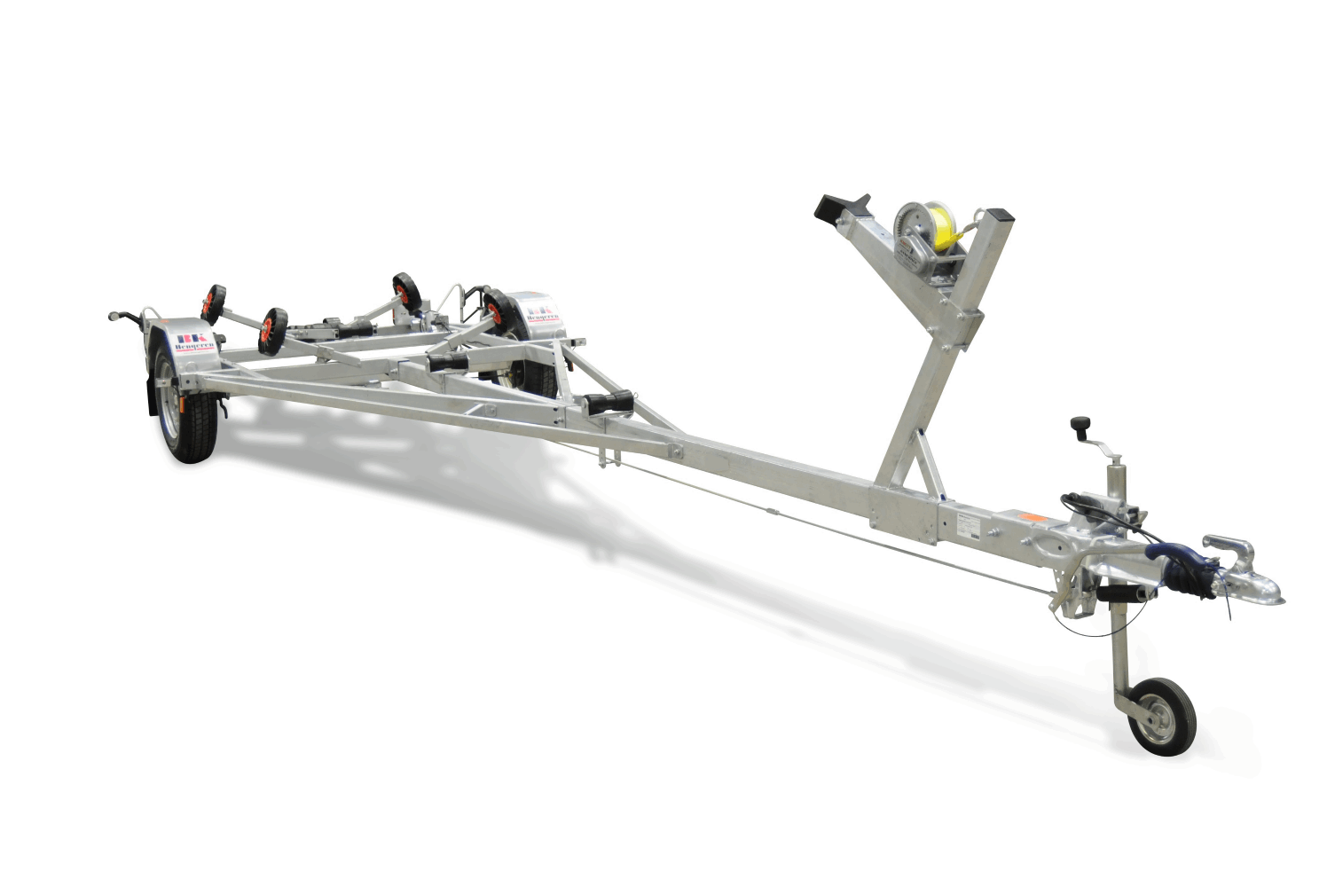  Båttrailer BK P1320T 1350kg Aluminiumfälgar - 5