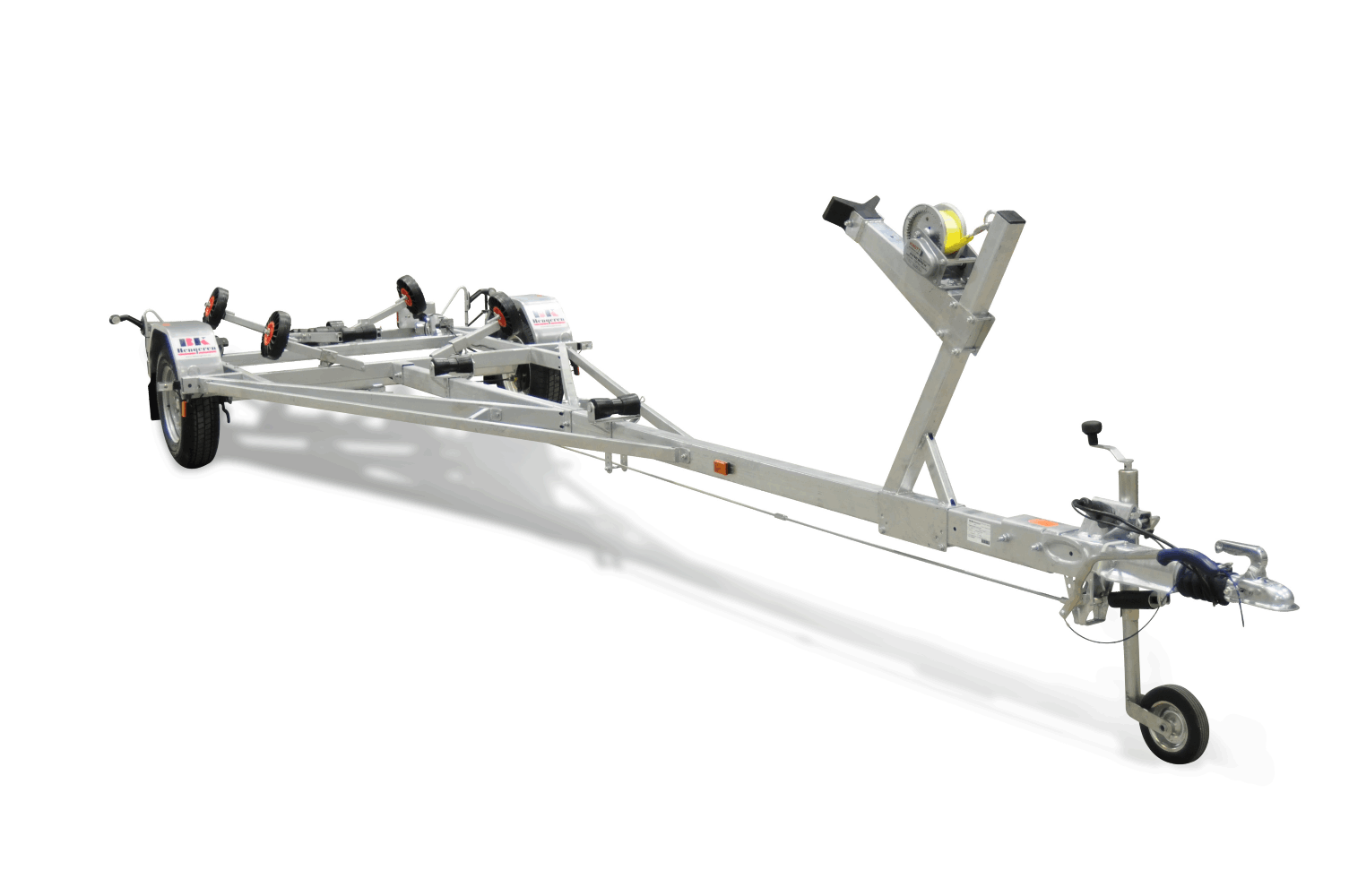  Båttrailer BK P1522T 1500kg Aluminiumfälgar - 4