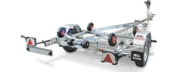  Båttrailer BK P1522T 1500kg Aluminiumfälgar